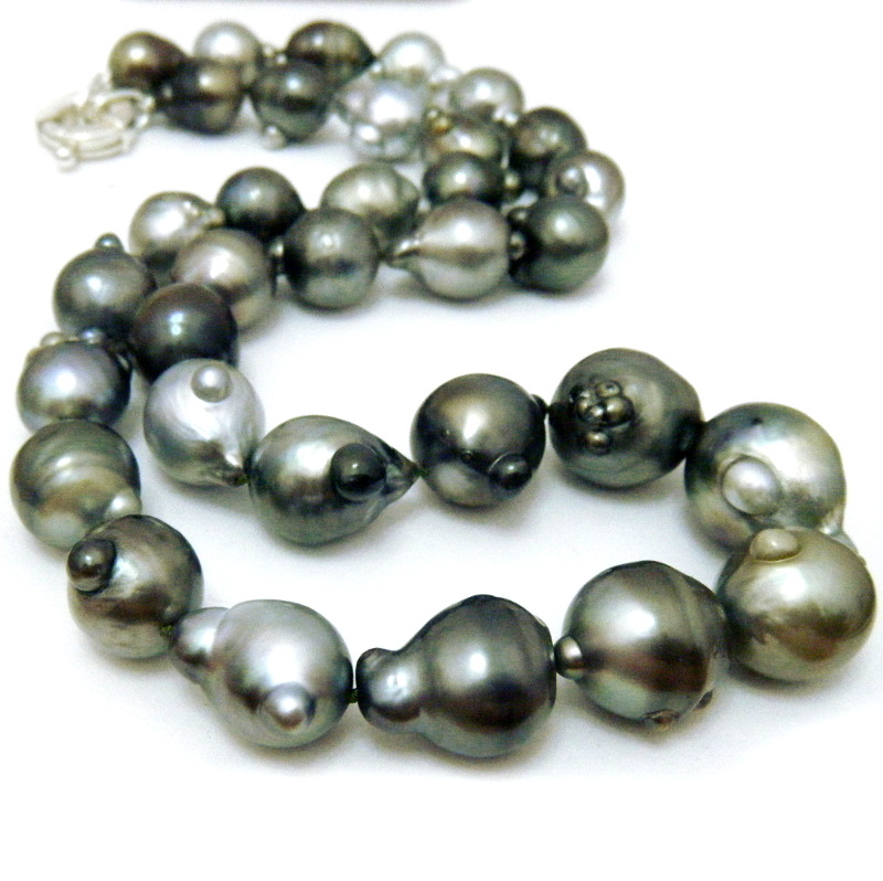 Huge Tahitian Tokki Pearls Necklace
